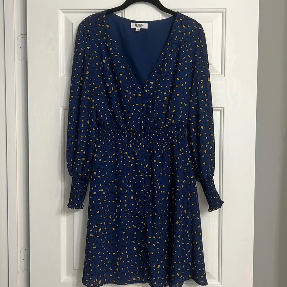 BB Dakota leopard print dress, size Small